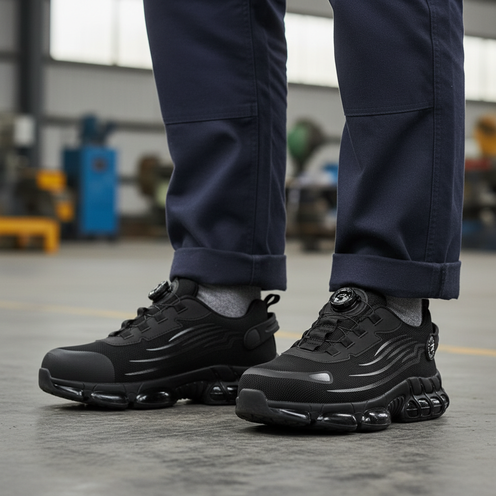 Steel Toe Safety Shoes | Non-Slip Comfortable Work Boots
